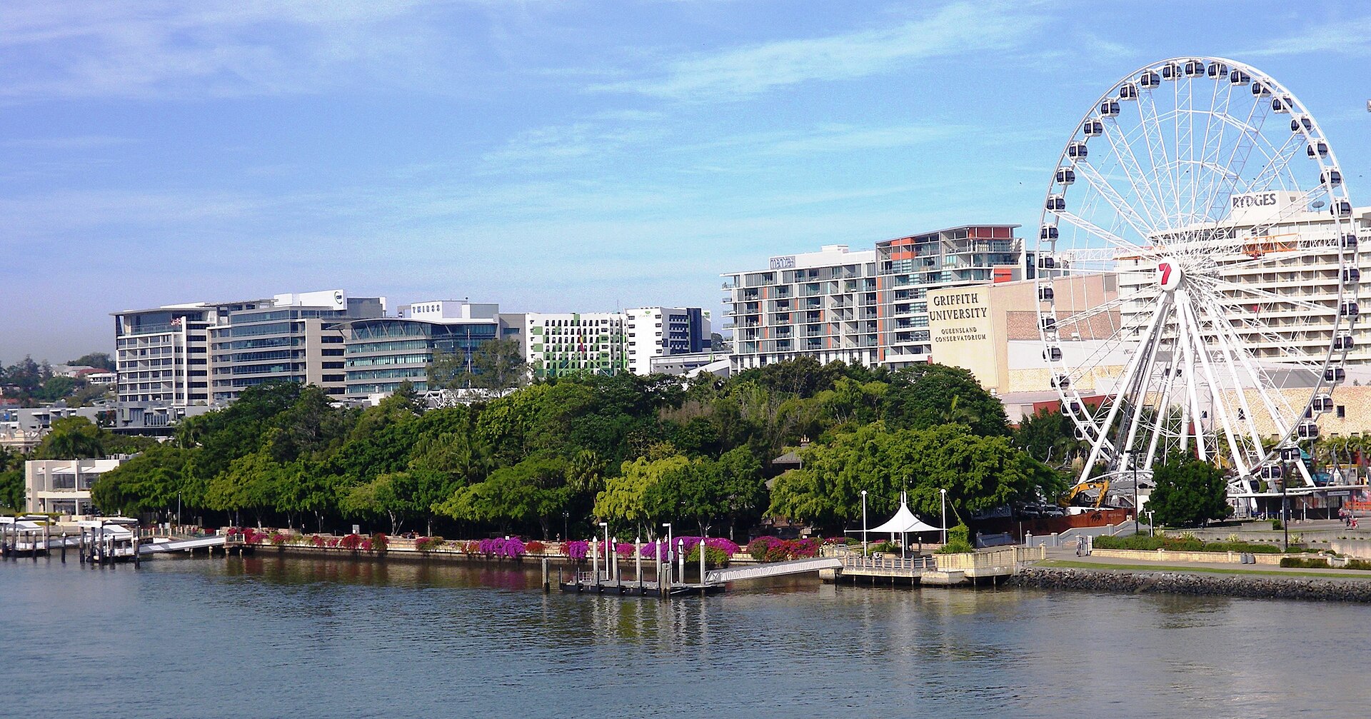 Brisbane South Bank and river precinct